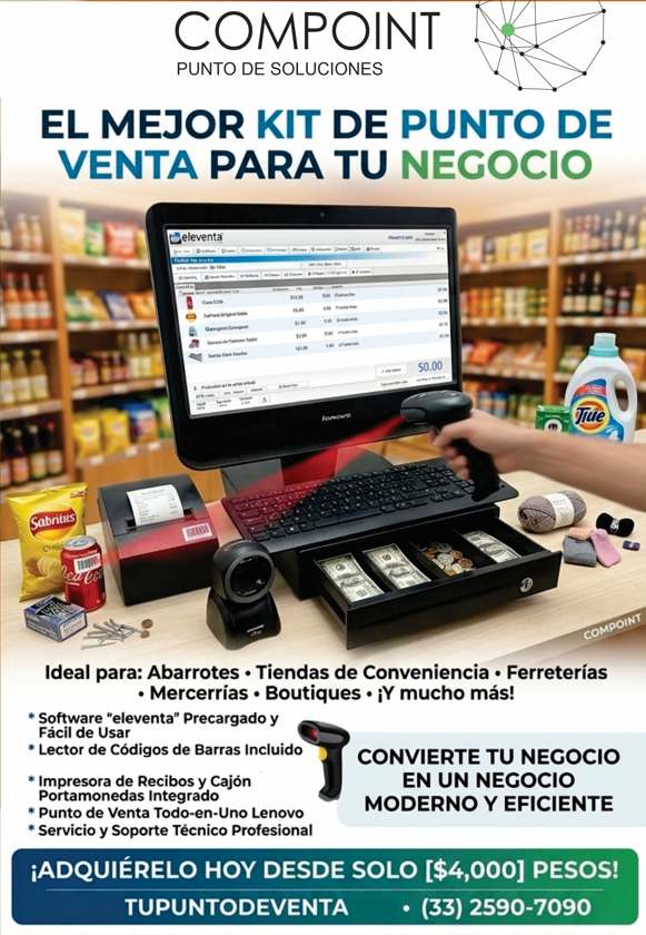 kit punto de venta All In economic (usado)