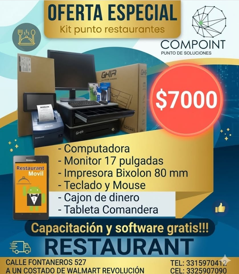 kit PaQ 7 punto de venta
